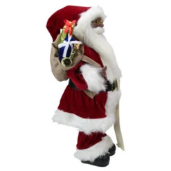 Northlight 16" African American Santa Claus With Naughty Or Nice List Christmas Figure -Chic Christmas Decoration northlight e27405 3 13065.1665580042