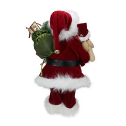 Northlight 16" Red And White Standing Santa Claus Christmas Figure With Present Bag -Chic Christmas Decoration northlight e76476 2 19467.1665173700