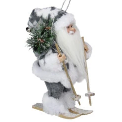Northlight 9" White And Gray Skiing Santa Claus Christmas Figurine - 31422145 7 Northlight 9" White And Gray Skiing Santa Claus Christmas Figurine - 31422145 -Chic Christmas Decoration northlight e76663 3 90535.1587645151