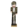 Northlight 15" Beige And Green Army Soldier In Fatigues Christmas Nutcracker