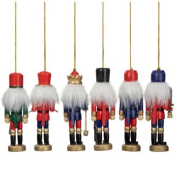 Northlight 6-Count Red And Blue Classic Nutcracker Christmas Ornaments - 5.25 Inches -Chic Christmas Decoration northlight f86005 3 39412.1665346758