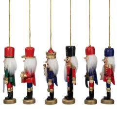 Northlight 6-Count Red And Blue Classic Nutcracker Christmas Ornaments - 5.25 Inches -Chic Christmas Decoration northlight f86005 4 76300.1665346758