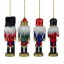 Northlight Set Of 4 Assorted Classic Nutcracker Ornaments 5" -Chic Christmas Decoration northlight f86007 4 59416.1665087478