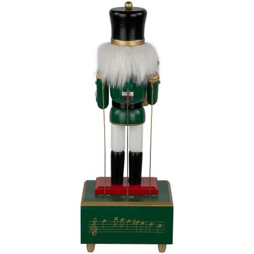 Northlight 12" Red Animated And Musical Christmas Nutcracker With Trumpet 2 Northlight 12" Red Animated And Musical Christmas Nutcracker With Trumpet - Image 2