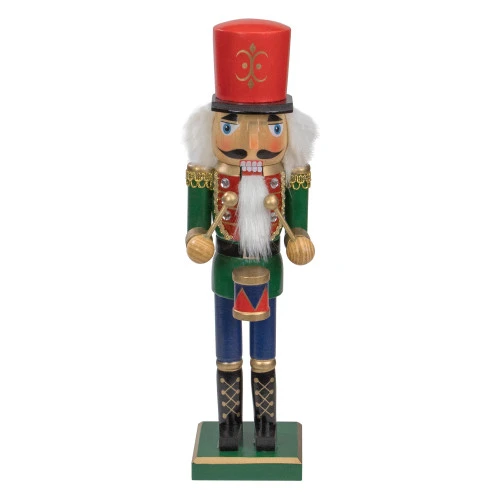 Northlight 14" Green And Red Traditional Standing Drummer Christmas Nutcracker 1 Northlight 14" Green And Red Traditional Standing Drummer Christmas Nutcracker