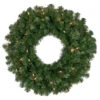 Northlight Pre-Lit Deluxe Windsor Pine Artificial Christmas Wreath - 36-Inch, Clear Lights