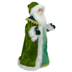 Northlight 18" Green And White Irish Christmas Santa Claus Tree Topper - Unlit -Chic Christmas Decoration northlight gd83233 1 updated 08770.1597971466