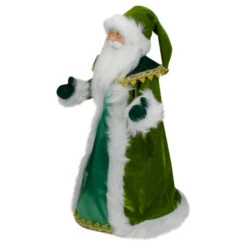 Northlight 18" Green And White Irish Christmas Santa Claus Tree Topper - Unlit -Chic Christmas Decoration northlight gd83233 3updated 96159.1597971466