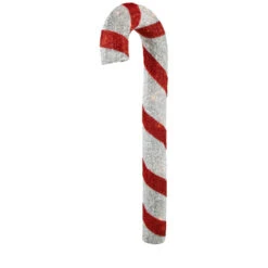 Northlight 31" Pre-lit Red And Silver Striped Candy Cane Christmas Outdoor Decor -Chic Christmas Decoration northlight h85172 003 43553.1689345449