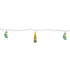 Northlight 10-Count Corona Extra Beer Bottle And Lime Summer Patio Lights - 9ft White Wire -Chic Christmas Decoration northlight ha28748 1 03578.1665610738