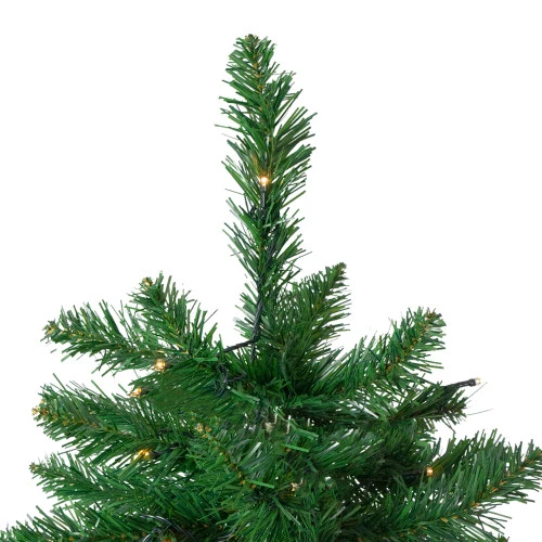 Northlight 7.5' Pre-Lit Full Twin Lakes Fir Artificial Christmas Tree - Warm White LED Lights 4 Northlight 7.5' Pre-Lit Full Twin Lakes Fir Artificial Christmas Tree - Warm White LED Lights - Image 4