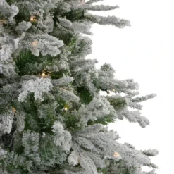 Northlight 7.5' Pre-Lit Medium Flocked Winfield Fir Artificial Christmas Tree - Warm White LED Lights -Chic Christmas Decoration northlight hb27065 1 34369.1664990617