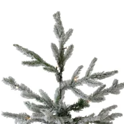 Northlight 7.5' Pre-Lit Medium Flocked Winfield Fir Artificial Christmas Tree - Warm White LED Lights -Chic Christmas Decoration northlight hb27065 2 60430.1664990617