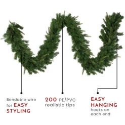 Northlight 9' X 10" Roosevelt Fir Artificial Christmas Garland - Unlit -Chic Christmas Decoration northlight hb27084 thumbnail 01647.1604715283