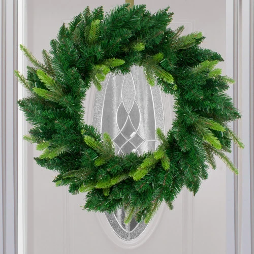 Northlight Gunnison Pine Artificial Christmas Wreath - 24-Inch, Unlit 2 Northlight Gunnison Pine Artificial Christmas Wreath - 24-Inch, Unlit - Image 2