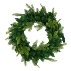 Chic Christmas Decoration 19 Northlight Pre-Lit Woodcrest Pine Artificial Christmas Wreath - 48-Inch, Clear Lights