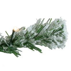 Northlight 6.5' Pre-Lit Full Flocked Somerset Spruce Artificial Christmas Tree - Clear Lights 8 Northlight 6.5' Pre-Lit Full Flocked Somerset Spruce Artificial Christmas Tree - Clear Lights -Chic Christmas Decoration northlight hb27113 3 12856.1588396798