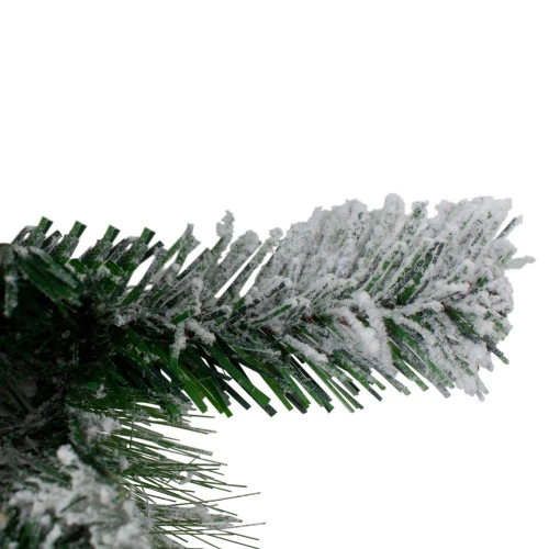 Northlight 9' X 10" Flocked Somerset Spruce Artificial Christmas Garland - Unlit 2 Northlight 9' X 10" Flocked Somerset Spruce Artificial Christmas Garland - Unlit - Image 2