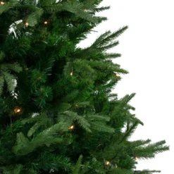 Northlight 6.5' Pre-Lit Full Silverthorne Fir Artificial Christmas Tree - Warm White LED Lights -Chic Christmas Decoration northlight hb27128 1 78995.1588369253