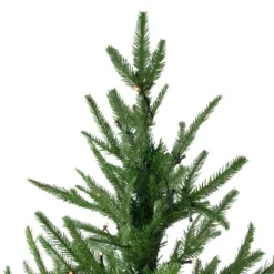 Northlight 6.5' Pre-Lit Full Silverthorne Fir Artificial Christmas Tree - Warm White LED Lights -Chic Christmas Decoration northlight hb27128 2 32285.1588369252