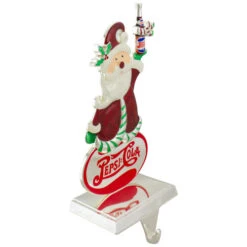 Northlight 9.75" Silver Plated Pepsi-Cola Santa Claus Christmas Stocking Holder 7 Northlight 9.75" Silver Plated Pepsi-Cola Santa Claus Christmas Stocking Holder -Chic Christmas Decoration northlight hd82332 2 updatedjpg 82204.1665611042