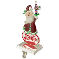 Northlight 9.75" Silver Plated Pepsi-Cola Santa Claus Christmas Stocking Holder 6 Northlight 9.75" Silver Plated Pepsi-Cola Santa Claus Christmas Stocking Holder -Chic Christmas Decoration northlight hd82332 4 updatedjpg 27795.1665611042