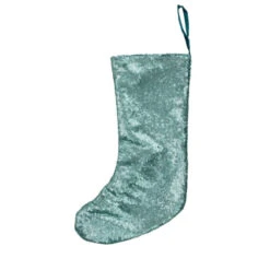Northlight 17.5" Aqua Blue Sequins Hanging Christmas Stocking -Chic Christmas Decoration northlight hm14691 3 12344.1663687733
