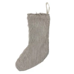 Northlight 17.5" Taupe Brown Traditional Solid Christmas Stocking -Chic Christmas Decoration northlight hm14722 3 32486.1599787101