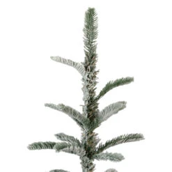 Northlight 7.5' Slim Flocked Nordmann Fir Artificial Christmas Tree - Unlit 8 Northlight 7.5' Slim Flocked Nordmann Fir Artificial Christmas Tree - Unlit -Chic Christmas Decoration northlight j00089 5 31528.1637238876