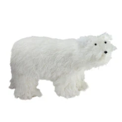 Northlight 17" White Contemporary Standing Polar Bear Christmas Figurine -Chic Christmas Decoration northlight ja01501 3 47400.1599787107