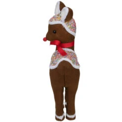 Northlight 13.75" Gingerbread Kisses Baby Reindeer With Red Nose Christmas Figure -Chic Christmas Decoration northlight ja25734 2 updated 87104.1588415878