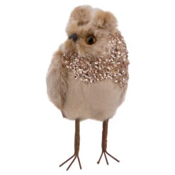 Northlight 6" Brown Sequin Standing Owl Christmas Figurine -Chic Christmas Decoration northlight ja37683 2updated 80240.1665611031