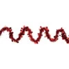 Northlight 50' X 2.5" Red Tinsel Christmas Garland With Polka Dots - Unlit