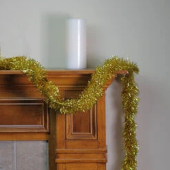 Northlight 50' X 4" Shiny Gold Traditional Christmas Foil Tinsel Garland - Unlit -Chic Christmas Decoration northlight k00363 3 10205.1588362632