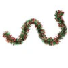 Northlight 50' X 3" Red And Green Wide Cut 6-Ply Artificial Christmas Garland - Unlit
