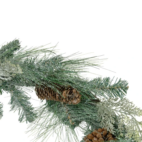 Northlight 6' X 9" Mixed Pine And Pine Cones Artificial Christmas Garland, Unlit 2 Northlight 6' X 9" Mixed Pine And Pine Cones Artificial Christmas Garland, Unlit - Image 2