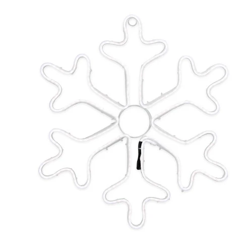 Northlight 18" Neon Style LED Lighted White Snowflake Christmas Window Silhouette Decoration 1 Northlight 18" Neon Style LED Lighted White Snowflake Christmas Window Silhouette Decoration