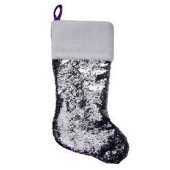 Northlight 22" Red And Silver Reversible Sequined Christmas Stocking -Chic Christmas Decoration northlight l27912 2 87143.1588396886