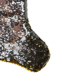 Northlight 22.75" Gold And Silver Reversible Sequined Christmas Stocking 8 Northlight 22.75" Gold And Silver Reversible Sequined Christmas Stocking -Chic Christmas Decoration northlight l27913 04 13781.1588396865
