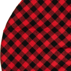 Northlight 20" Red And Black Buffalo Plaid Mini Christmas Tree Skirt -Chic Christmas Decoration northlight l27923 04 83795.1689345450