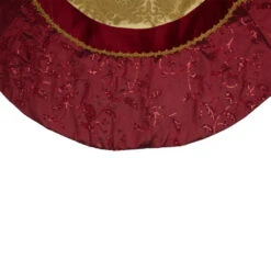 Northlight 60" Red And Gold Scalloped Sequined Christmas Tree Skirt -Chic Christmas Decoration northlight l27929 1 63434.1664990621