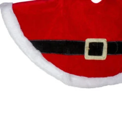 Northlight 20" Traditional Red And White Santa Claus Belt Buckle Mini Christmas Tree Skirt 5 Northlight 20" Traditional Red And White Santa Claus Belt Buckle Mini Christmas Tree Skirt -Chic Christmas Decoration northlight l85588 1 92816.1665519664