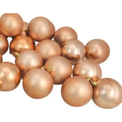 Northlight 60ct Almond Brown Shatterproof 2-Finish Christmas Ball Ornaments 2.5" (60mm) 5 Northlight 60ct Almond Brown Shatterproof 2-Finish Christmas Ball Ornaments 2.5" (60mm) -Chic Christmas Decoration northlight lj02016 03 96594.1600305325