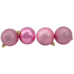Northlight 60ct Bubblegum Pink Shatterproof 4-Finish Christmas Ball Ornaments 2.5" (60mm) -Chic Christmas Decoration northlight lj34923 2 58521.1664811131