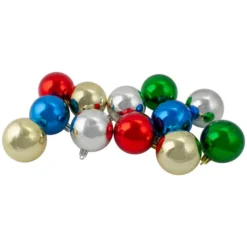 Northlight 24ct Multi-Color Shatterproof 2-Finish Christmas Ball Ornaments 2.5" (60mm) 5 Northlight 24ct Multi-Color Shatterproof 2-Finish Christmas Ball Ornaments 2.5" (60mm) -Chic Christmas Decoration northlight lj34987 2 75035.1664379968