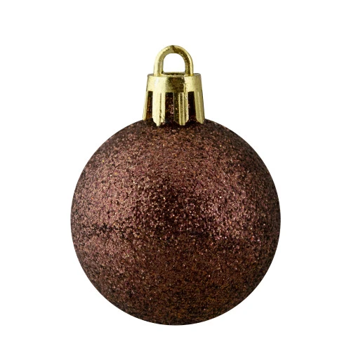 Northlight 96ct Mocha Brown Shatterproof 4-Finish Christmas Ball Ornaments 1.5" (40mm) 5 Northlight 96ct Mocha Brown Shatterproof 4-Finish Christmas Ball Ornaments 1.5" (40mm) - Image 5