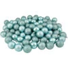 Northlight 96ct Mermaid Blue Shatterproof 4-Finish Christmas Ball Ornaments 1.5" (40mm)