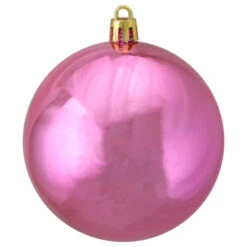 Northlight 32ct Bubblegum Pink Shiny Shatterproof Christmas Ball Ornaments 3.25" (80mm) -Chic Christmas Decoration northlight lj35294 3updated 06091.1663860829