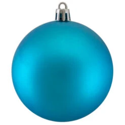 Northlight 60ct Turquoise Blue Shatterproof Matte Christmas Ball Ornaments 2.5" (60mm) -Chic Christmas Decoration northlight lj35299 2updated 83320.1629387412