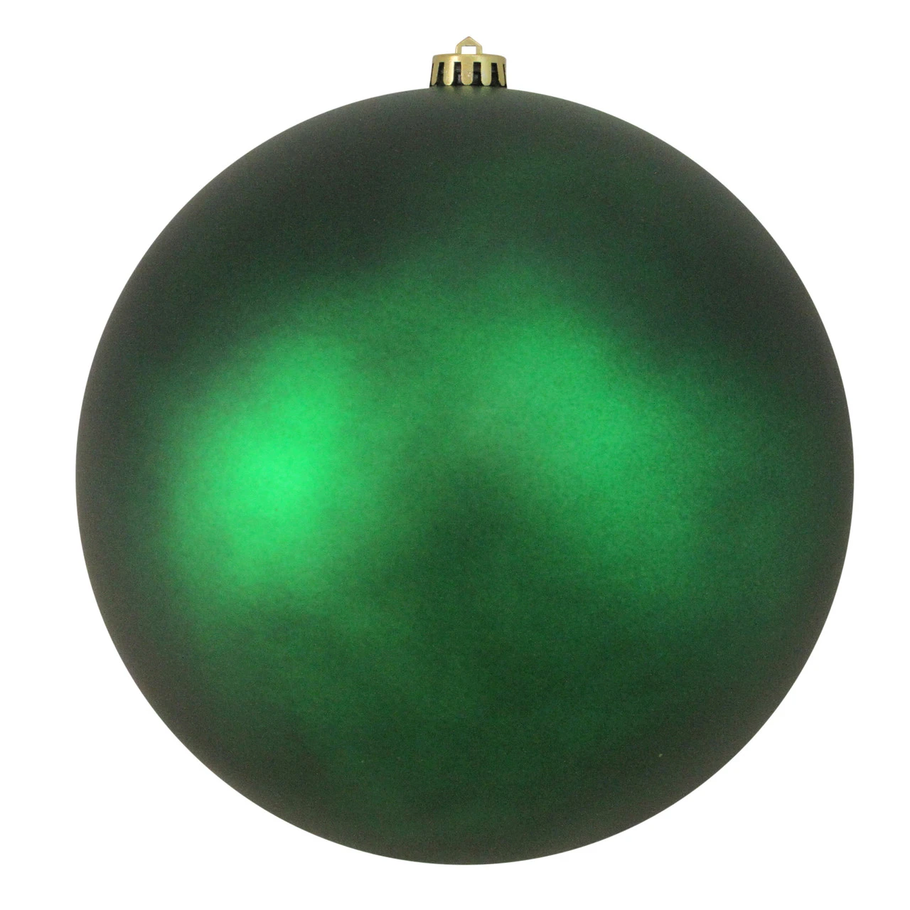 Northlight Matte Xmas Green Shatterproof Christmas Ball Ornament 10" (250mm) 1 Northlight Matte Xmas Green Shatterproof Christmas Ball Ornament 10" (250mm)